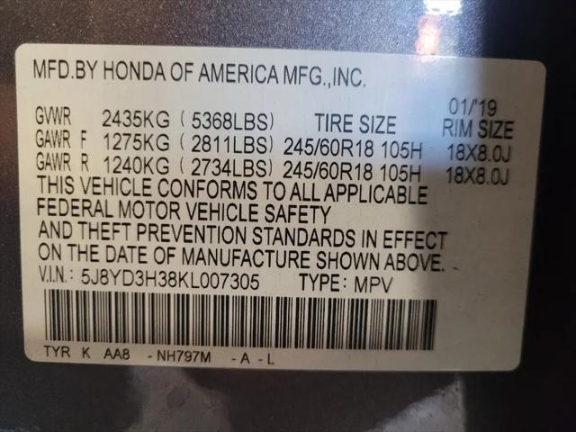2019 Acura MDX Standard