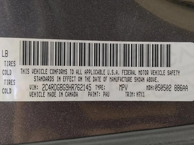 2017 Dodge Grand Caravan SE