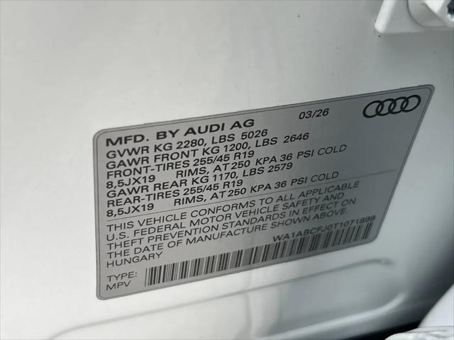 2026 Audi Q3 TFSI quattro S tronic