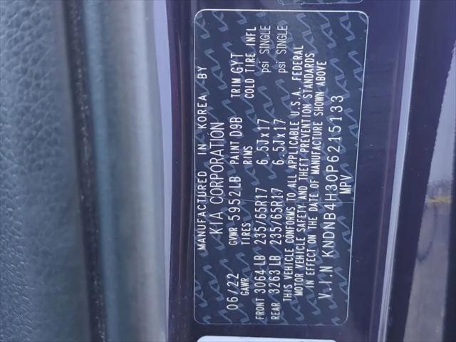 2023 Kia Carnival MPV LX Seat Package
