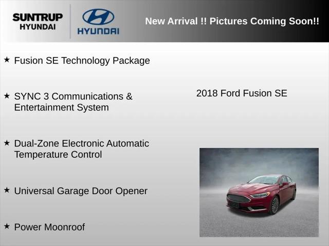 2018 Ford Fusion SE