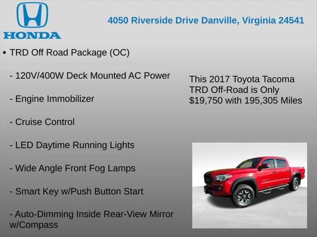 2017 Toyota Tacoma TRD Off Road