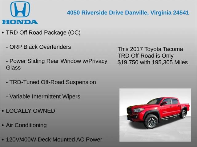2017 Toyota Tacoma TRD Off Road