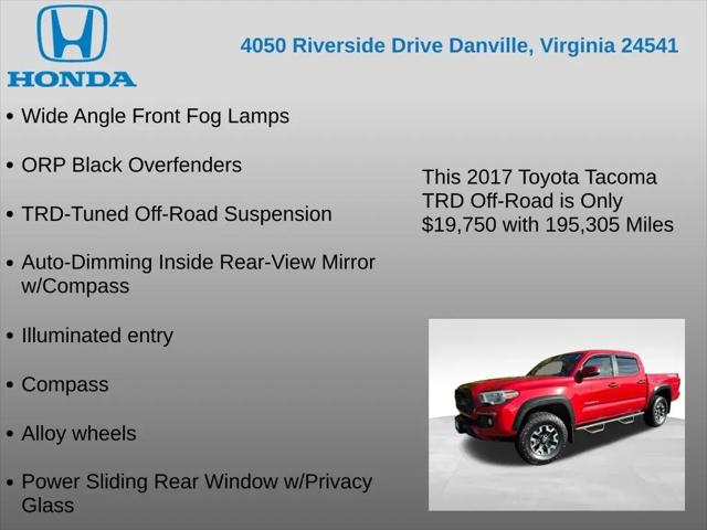 2017 Toyota Tacoma TRD Off Road