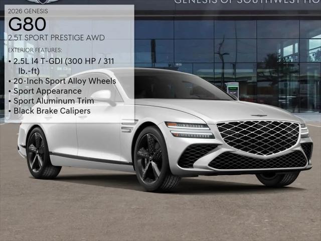 2026 Genesis G80 2.5T Sport Prestige AWD