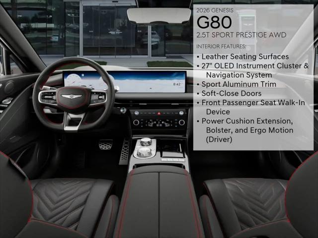 2026 Genesis G80 2.5T Sport Prestige AWD