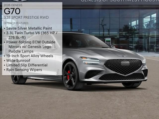 2026 Genesis G70 3.3T RWD Sport Prestige