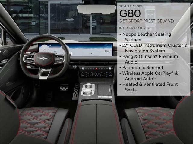 2026 Genesis G80 3.5T Sport Prestige AWD