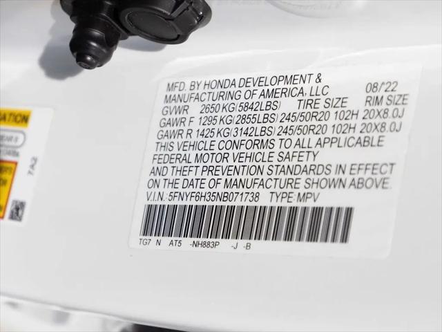 2022 Honda Pilot AWD Sport