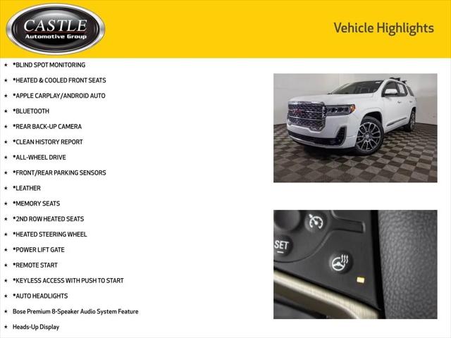 2023 GMC Acadia AWD Denali