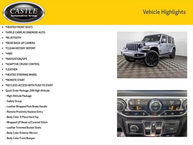 2021 Jeep Wrangler 4xe Unlimited High Altitude 4x4