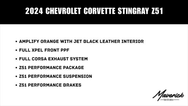 2024 Chevrolet Corvette Stingray RWD Coupe 1LT