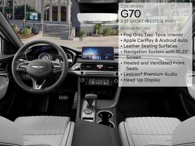 2026 Genesis G70 3.3T RWD Sport Prestige
