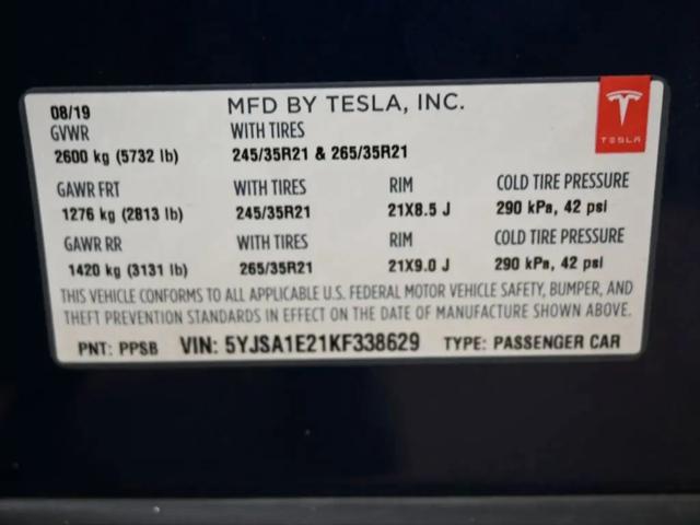 2019 Tesla Model S 100D