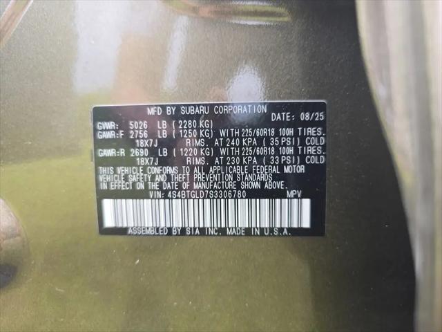 2025 Subaru Outback Onyx Edition XT