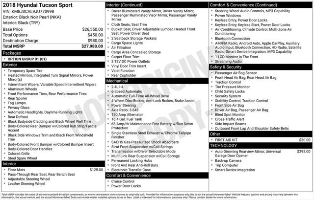 2018 Hyundai Tucson Sport