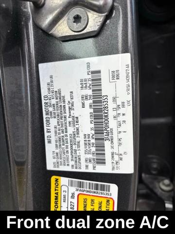 2019 Ford Fusion SE