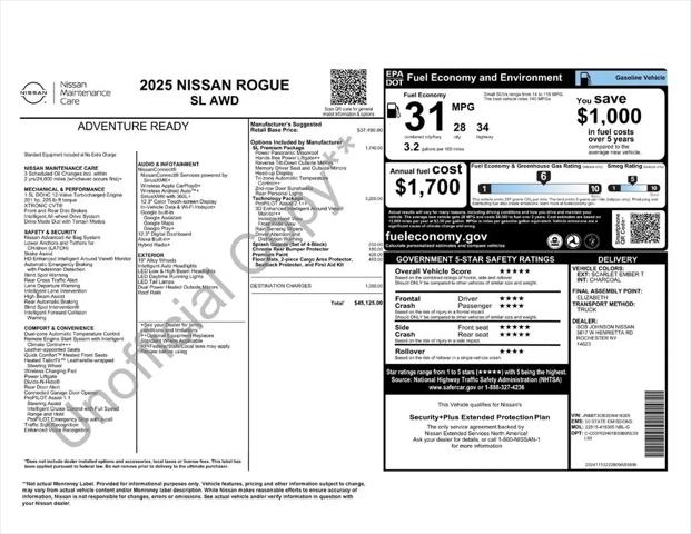 2025 Nissan Rogue SL Intelligent AWD