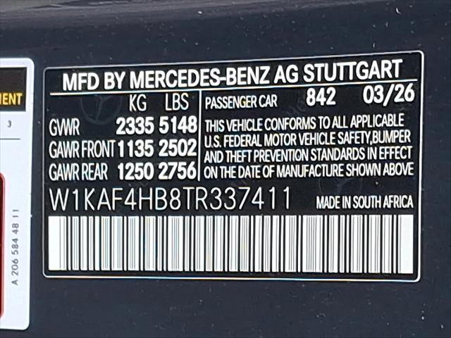 2026 Mercedes-Benz C-CLASS C 300 C 300
