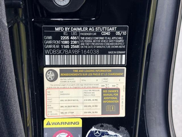 2011 Mercedes-Benz SL SL 550 SL 550