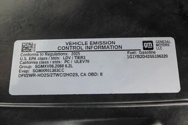 2025 Chevrolet Corvette Stingray RWD Coupe 2LT