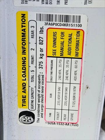 2019 Ford Fusion SEL