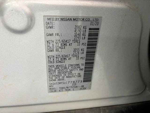 2020 Nissan Rogue S FWD