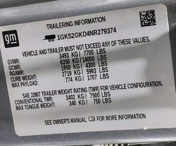 2022 GMC Yukon XL 4WD SLT