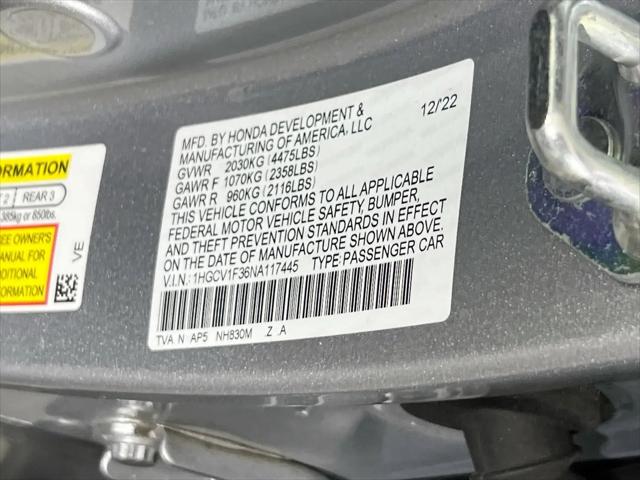 2022 Honda Accord Sport