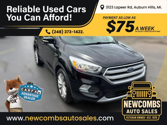 2017 Ford Escape Titanium for sale in Auburn Hills, MI