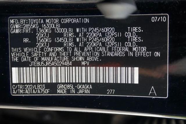 2010 Toyota 4Runner Limited V6