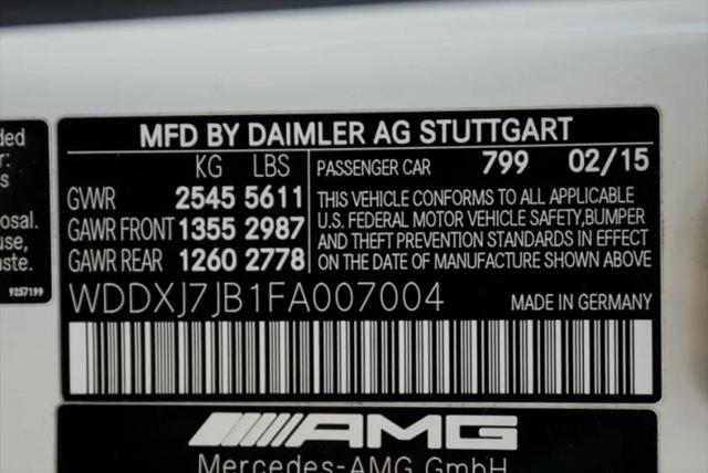 2015 Mercedes-Benz S 63 AMG 4MATIC