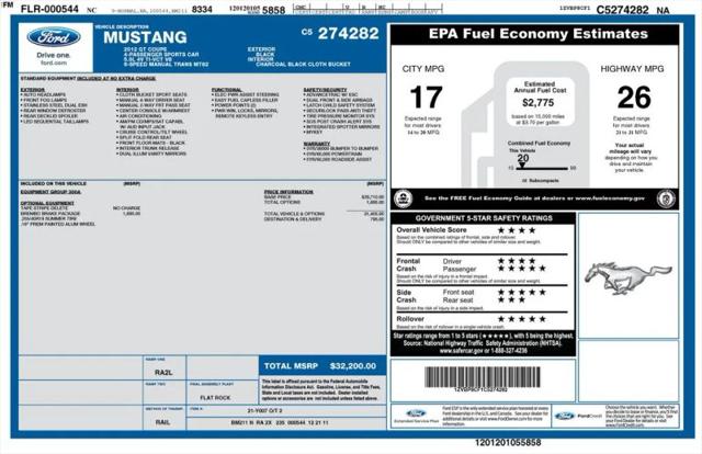 2012 Ford Mustang GT
