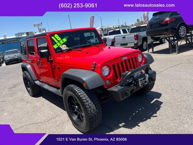 2018 Jeep Wrangler JK Unlimited Sport S 4x4