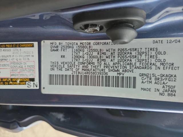 2005 Toyota 4Runner SR5 V6