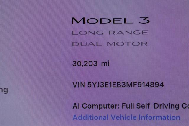 2021 Tesla Model 3 Long Range