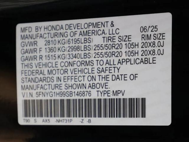 2025 Honda Pilot Black Edition