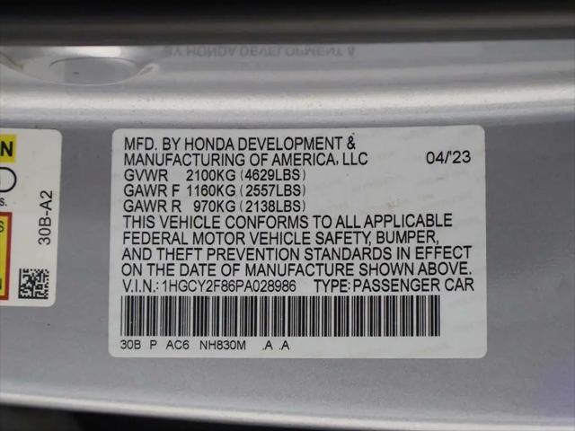 2023 Honda Accord Hybrid Touring