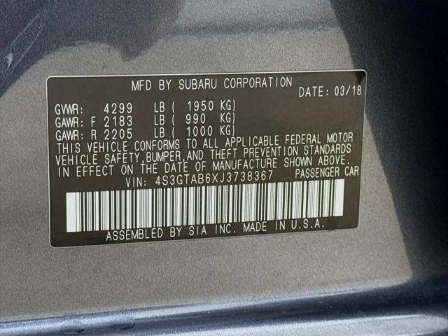 2018 Subaru Impreza 2.0i Premium