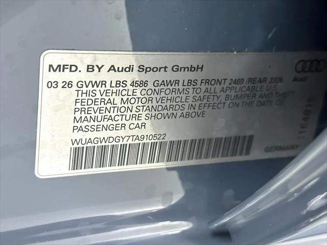 2026 Audi RS 3 TFSI quattro S tronic