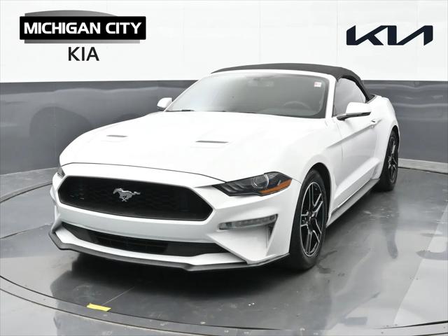 2020 Ford Mustang EcoBoost Premium Convertible for sale in Michigan City, IN