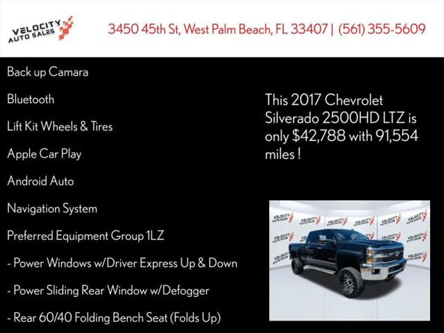 2017 Chevrolet Silverado 2500HD LTZ