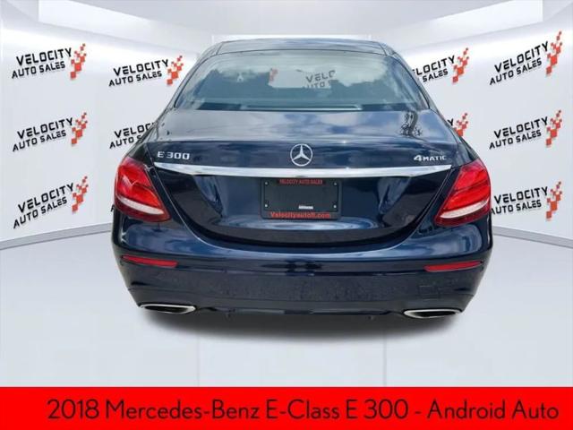 2018 Mercedes-Benz E-CLASS E 300 4MATIC