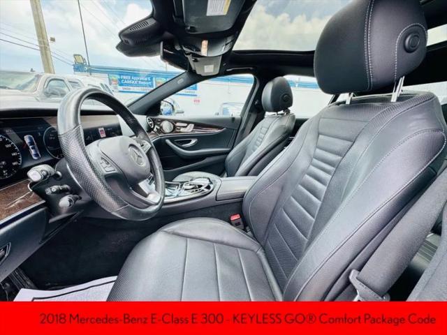 2018 Mercedes-Benz E-CLASS E 300 4MATIC
