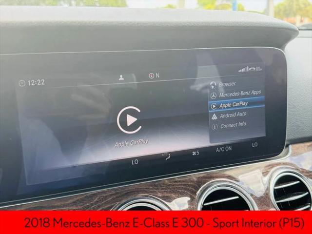 2018 Mercedes-Benz E-CLASS E 300 4MATIC