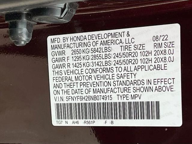 2022 Honda Pilot AWD Special Edition