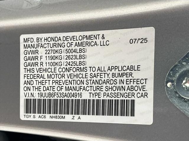 2025 Acura TLX A-SPEC Package