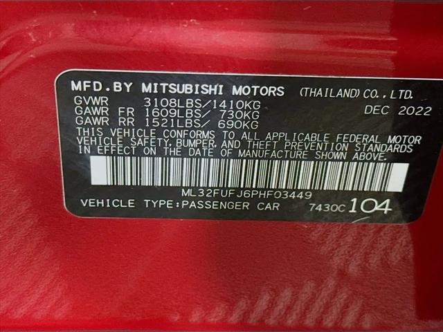 2023 Mitsubishi Mirage G4 LE
