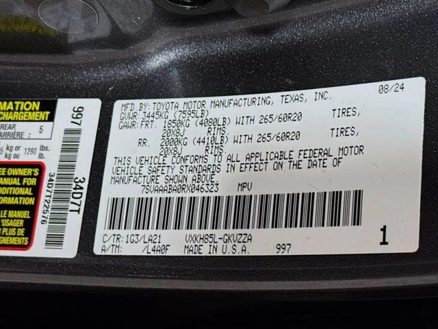 2024 Toyota Sequoia Platinum