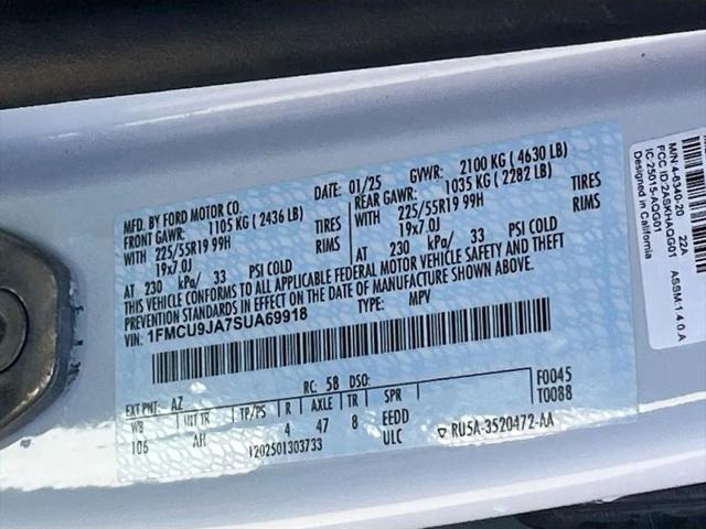 2025 Ford Escape Platinum